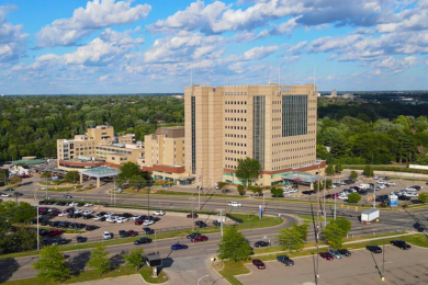 mclaren hospital aerial